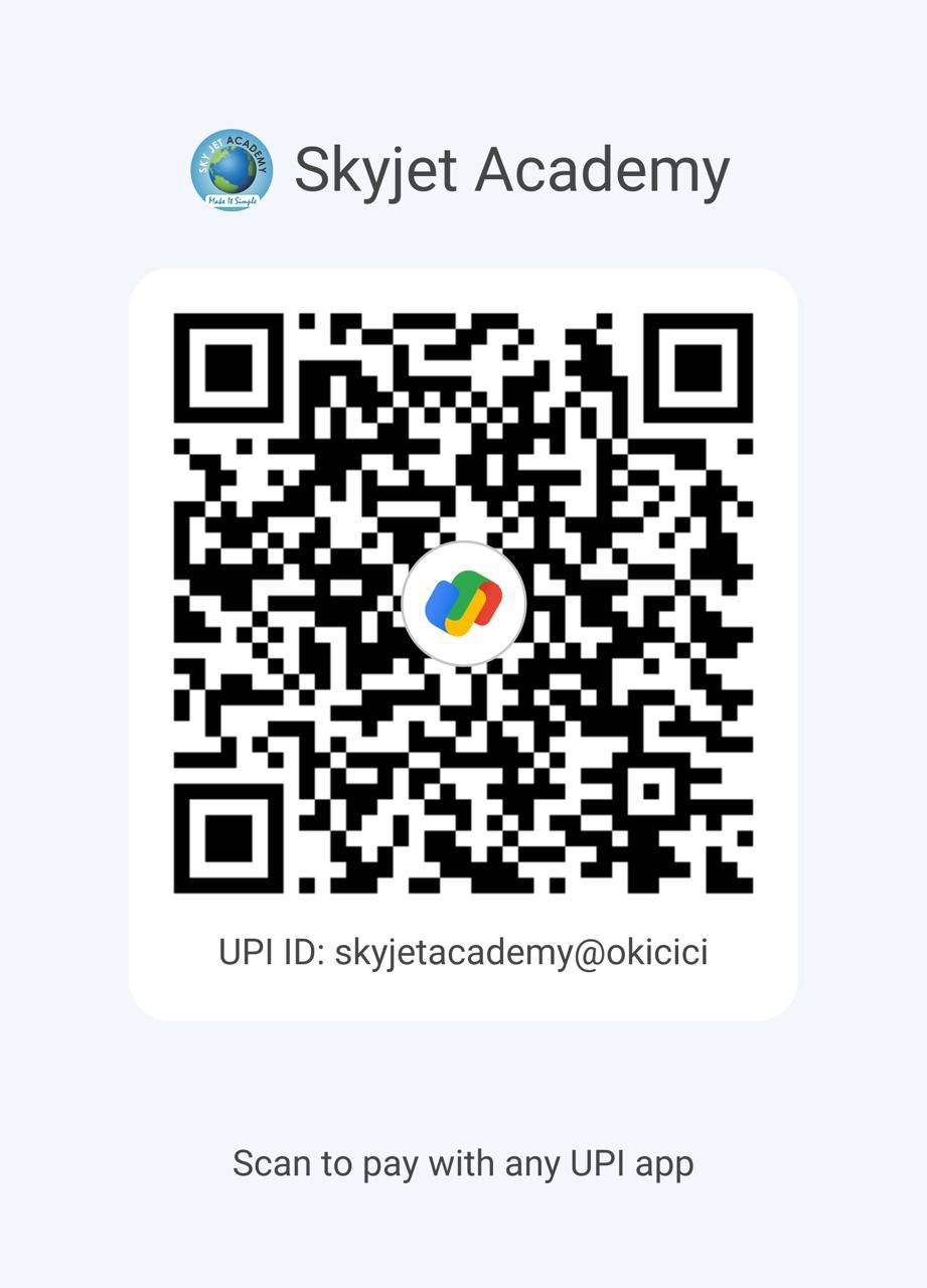 Skyjet Academy Google Pay QR Code